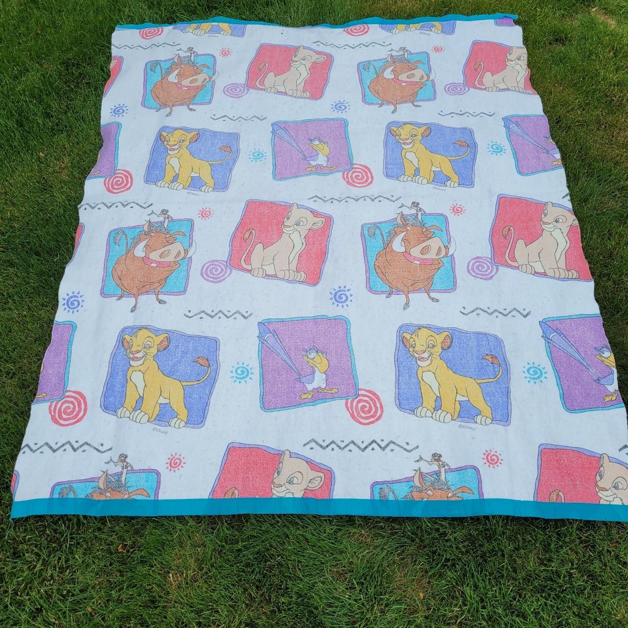 lion king blanket vintage