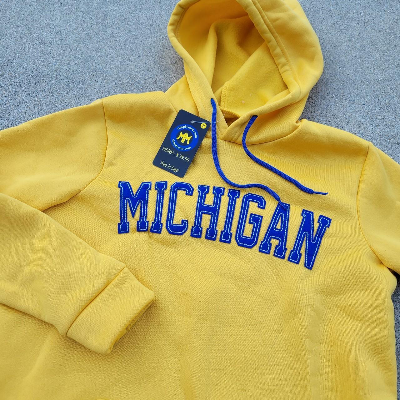 Deadstock University of Michigan Hoodie Free... - Depop