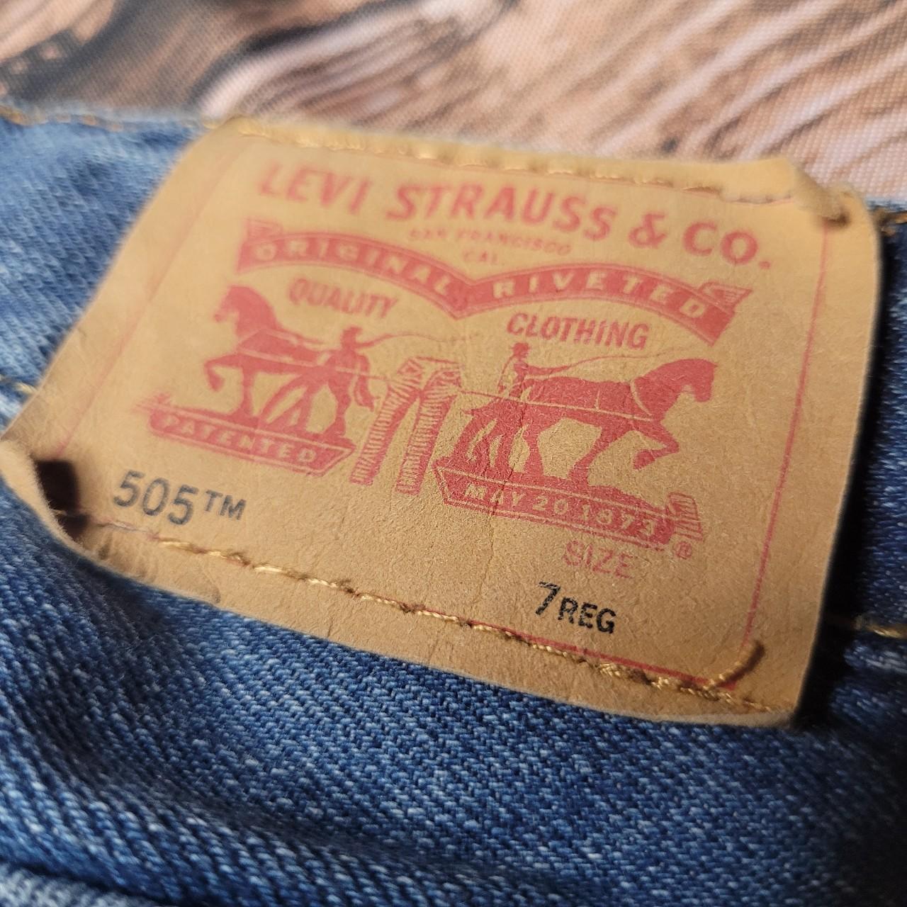 Levi's Kids Denim 505 Jeans Size 7 - Excellent used... - Depop