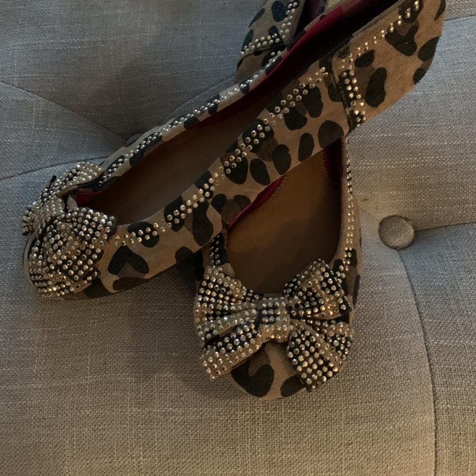 Gianni bini store leopard flats