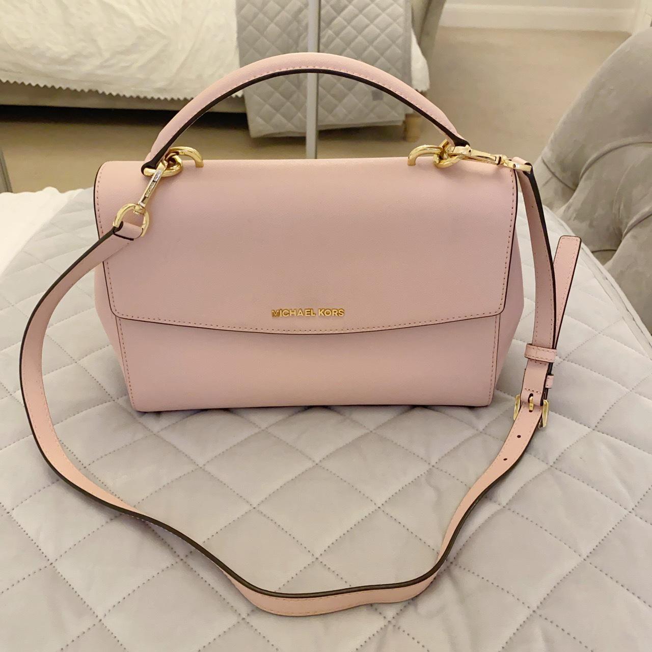 Ava leather crossbody bag Michael Kors Pink in Leather - 20460738