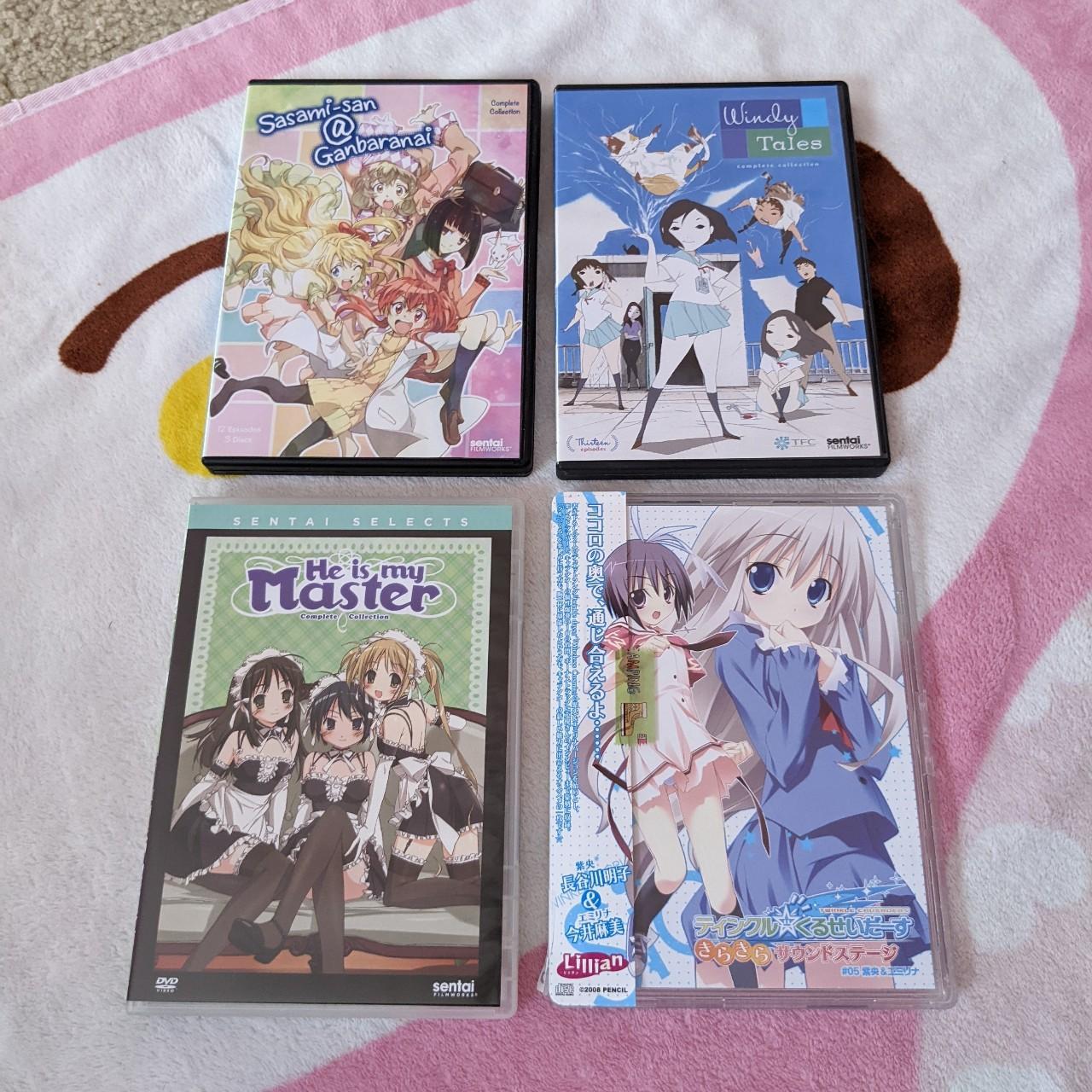 Lot of 3 Anime DVDs: Windy Tales, Sasami-san... - Depop