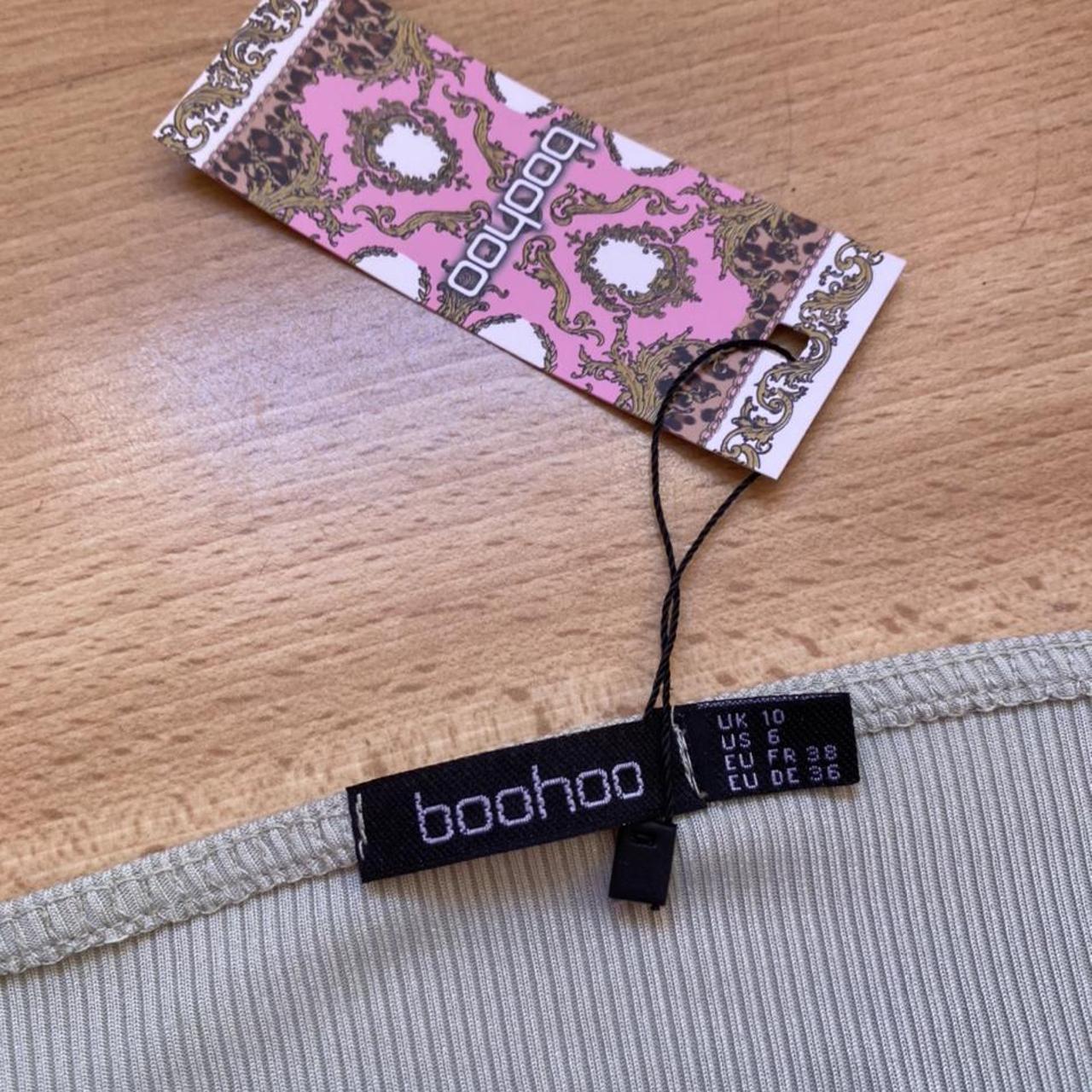 FREE SHIPPING!!! boohoo BNWT sage green bow tie... Depop