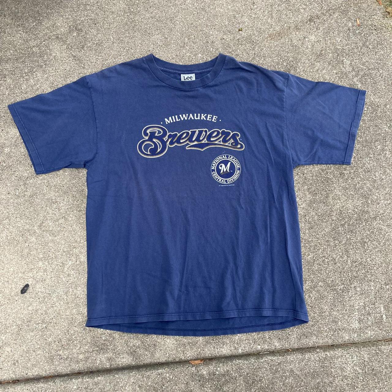 Vintage Milwaukee Brewers Longsleeve Shirt - Depop