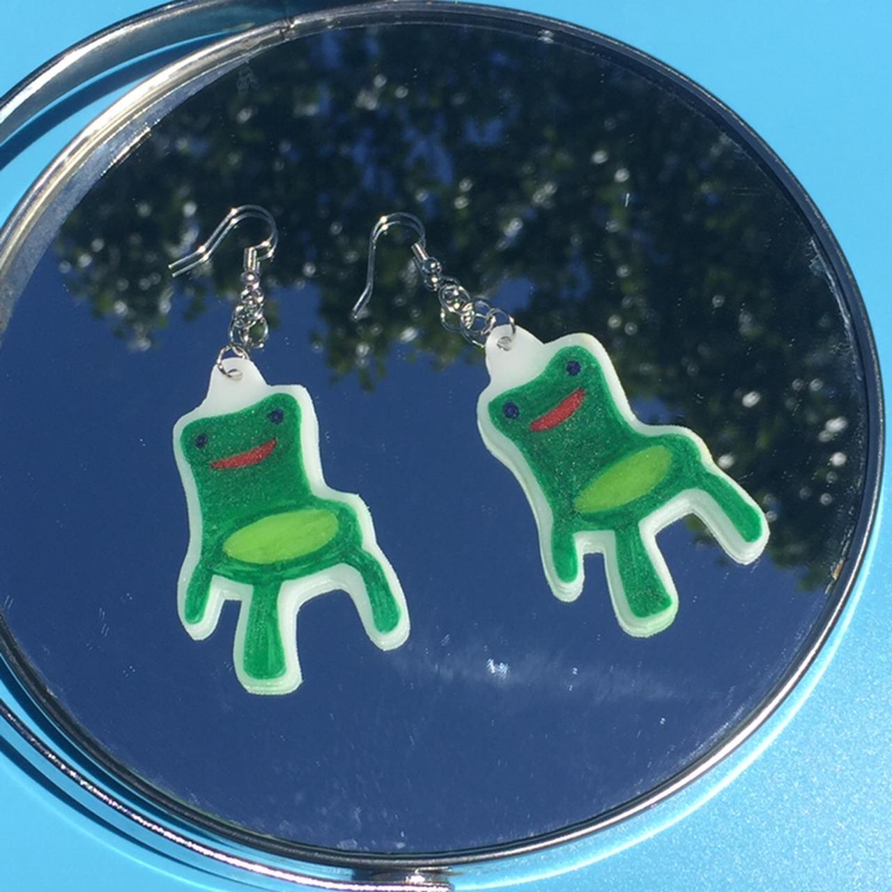 Froggy chair store earrings