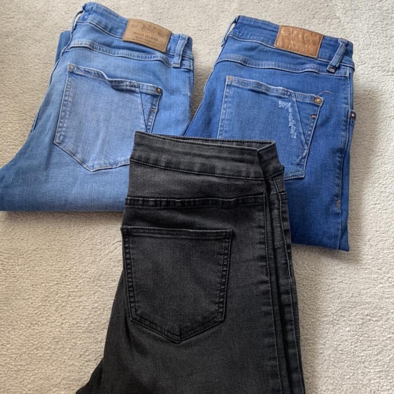 Two pairs of river island jeans and one pair of new... Depop