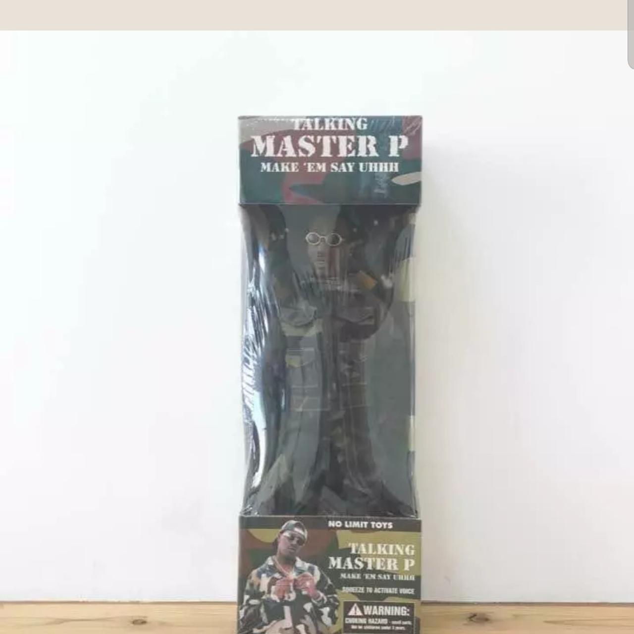 MASTER-P フィギュア NO LIMIT TOYS 1998 NO LIMIT TOYS MASTER P TALKING hip hop FIGURE | Depop