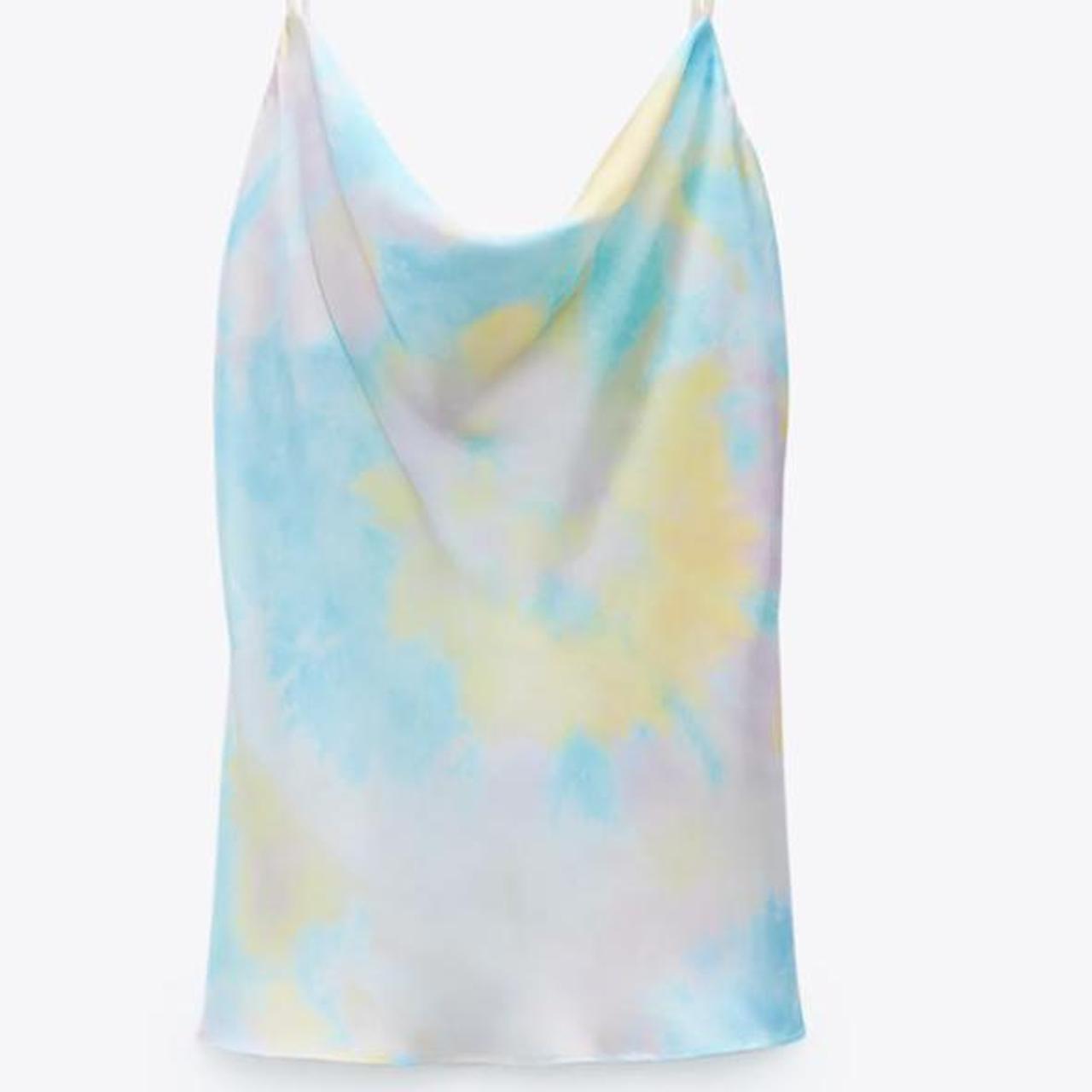 zara tie dye cami