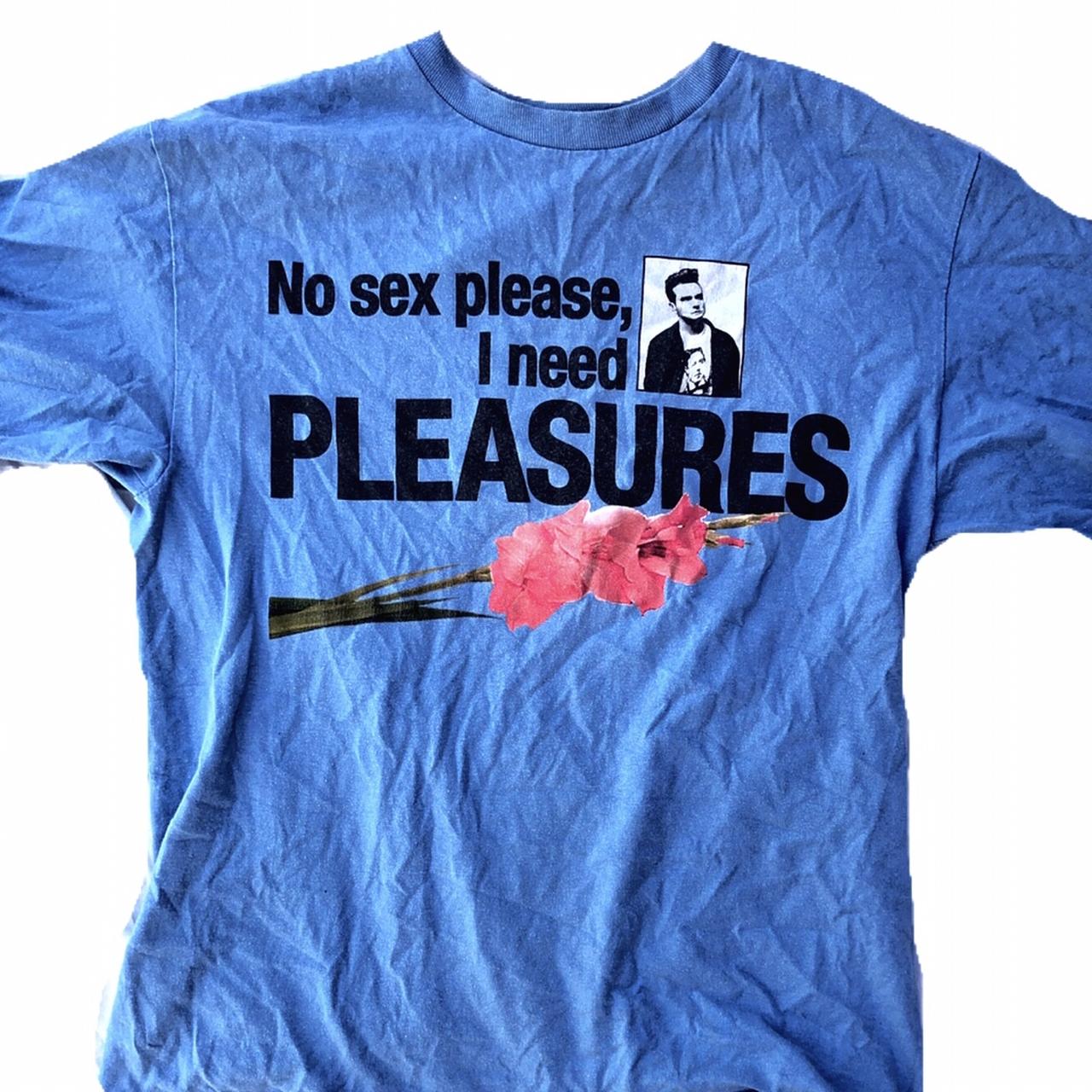 PLEASURES long sleeved t-shirt “no sex please i... - Depop