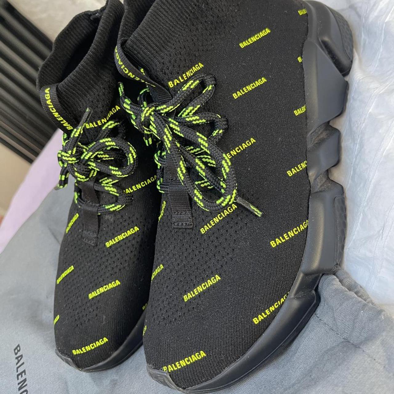 Balenciaga Speed Lace Up Trainers Worn A Few Times Depop