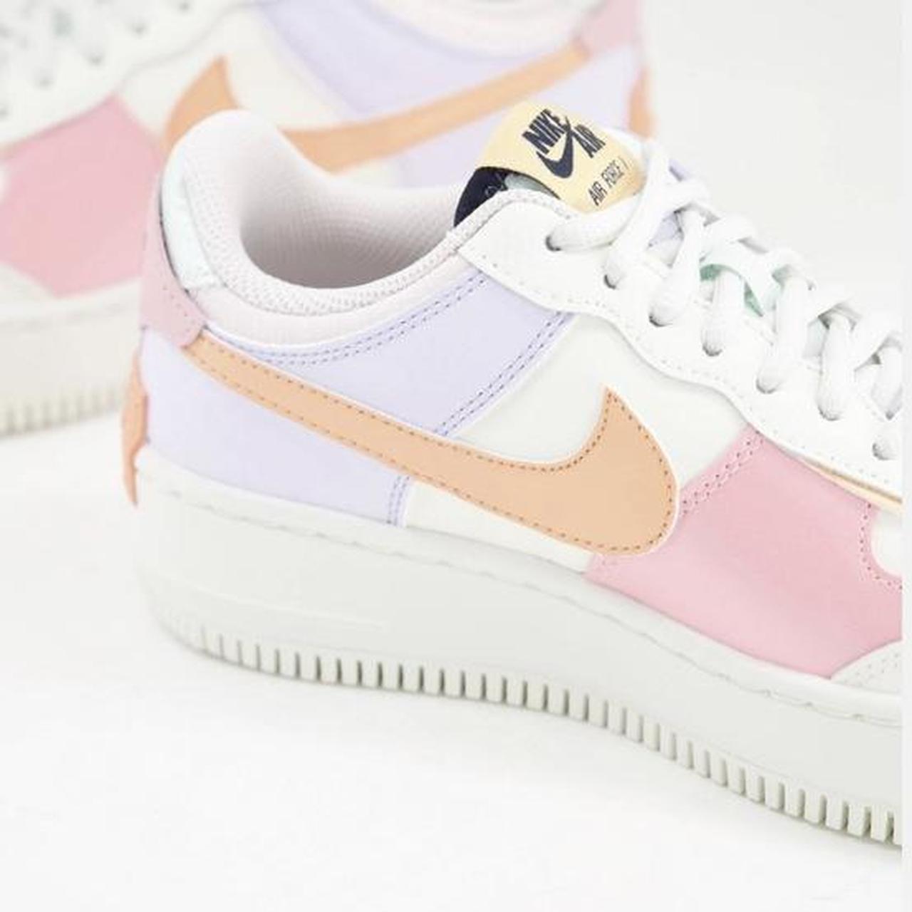 air force 1 shadow trainers pastel