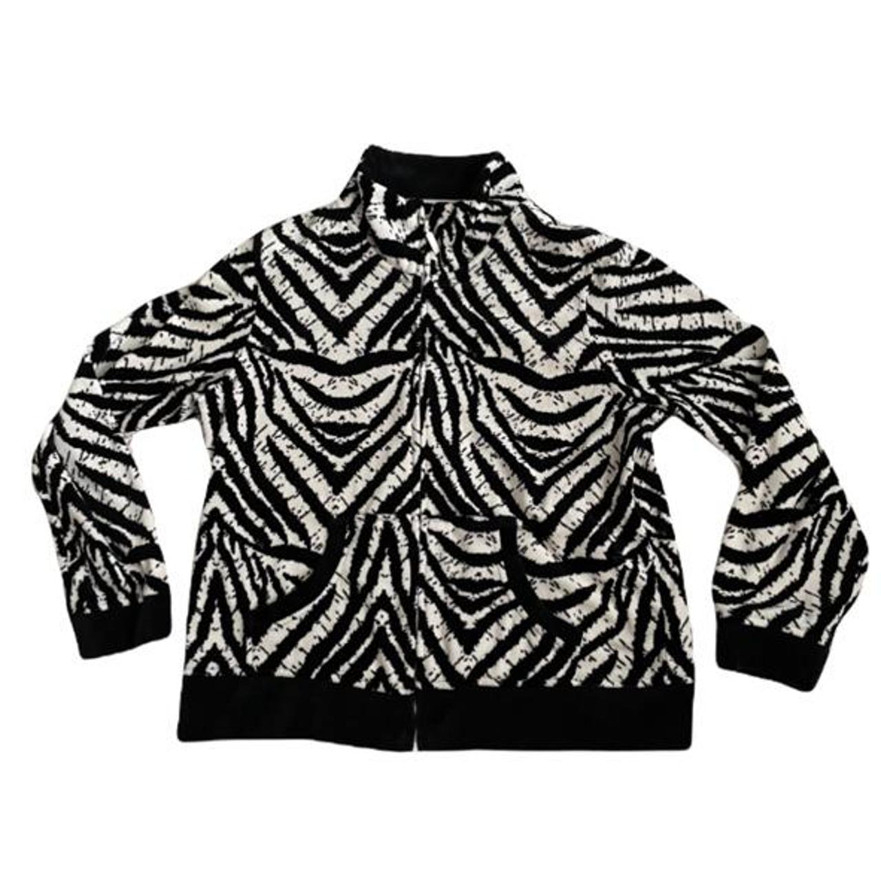 Product Image 1 - zebra print jacket with black