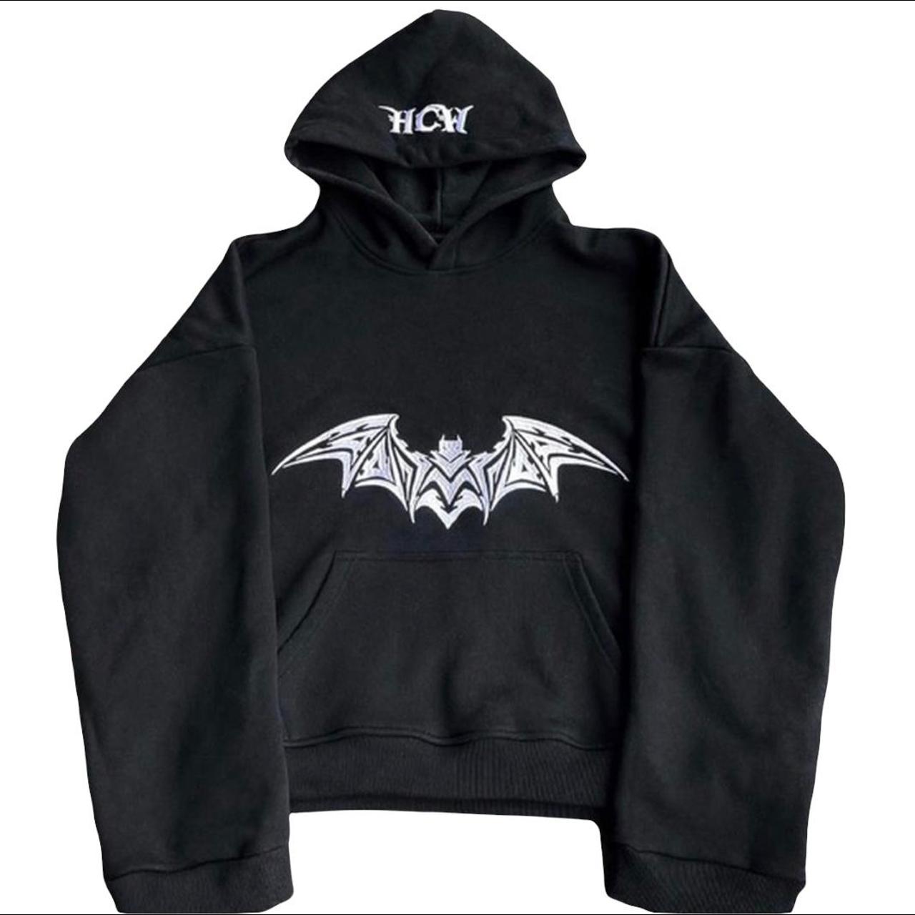 Product Image 1 - black batwing hoodie by heaven