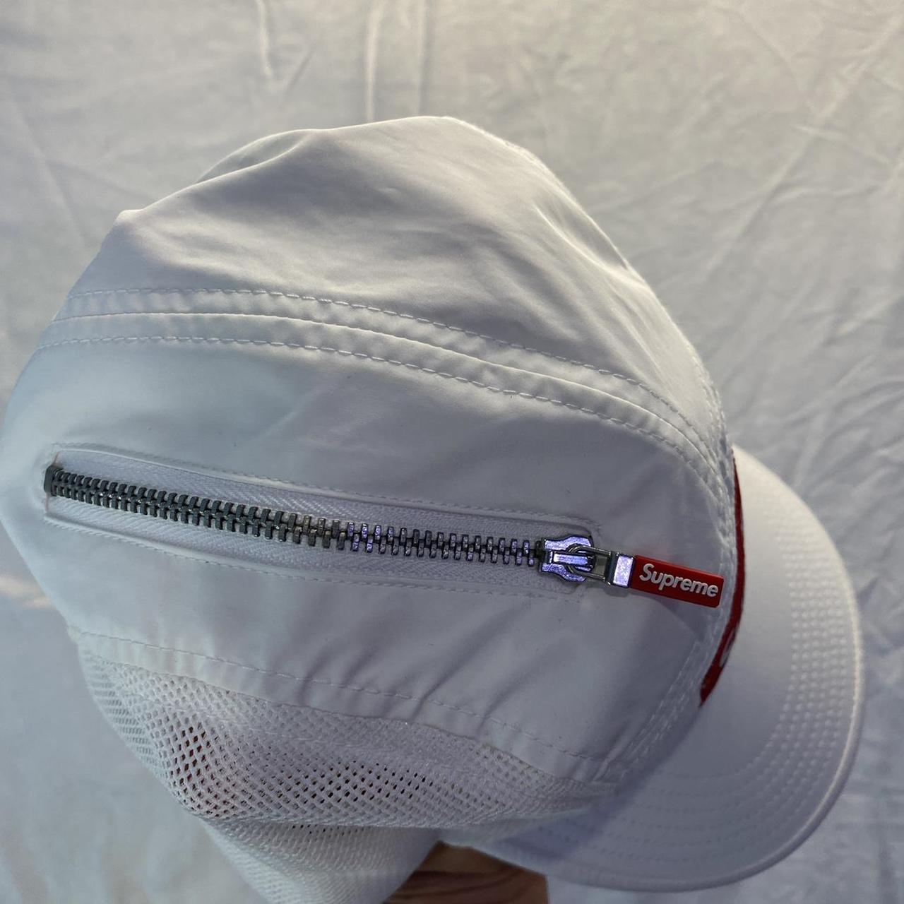 Supreme Zip Mesh Camp Cap (FW20) Color: White No | Depop