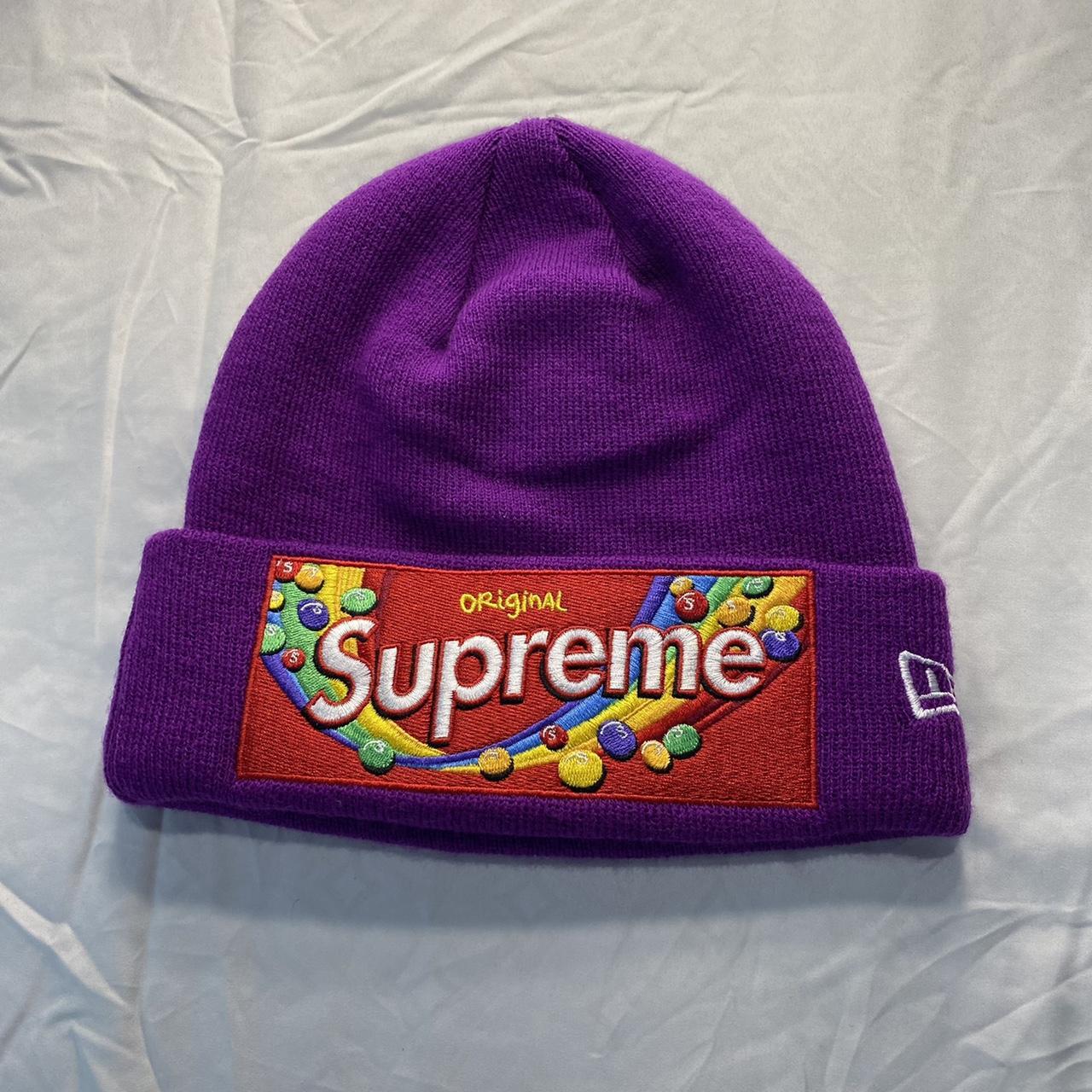 Supreme Skittles Beanie Purple