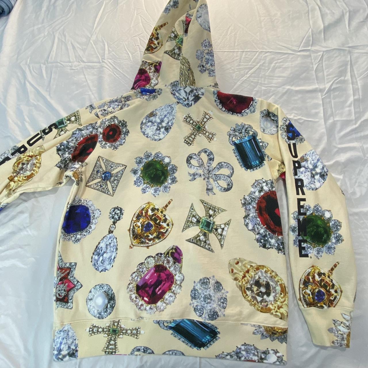 Supreme Jewels Hooded Sweatshirt (FW18) Color:... - Depop