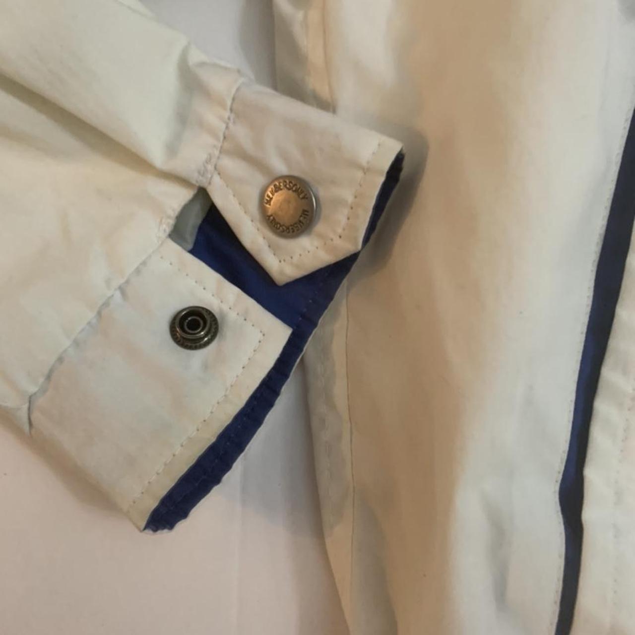 Mens white vintage windbreaker style members only... Depop