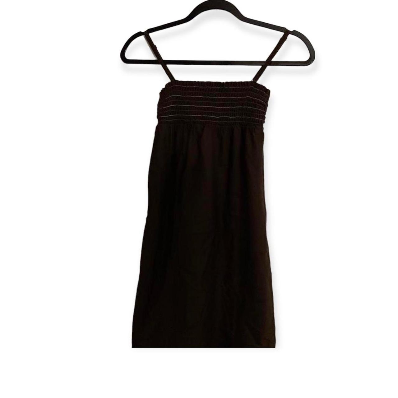 Brown ruffle dress brand Old Navy so cute for... Depop