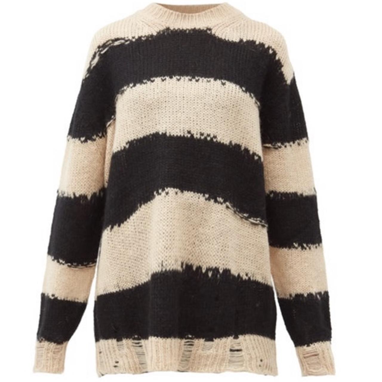 Acne studios striped sweatshirt sale