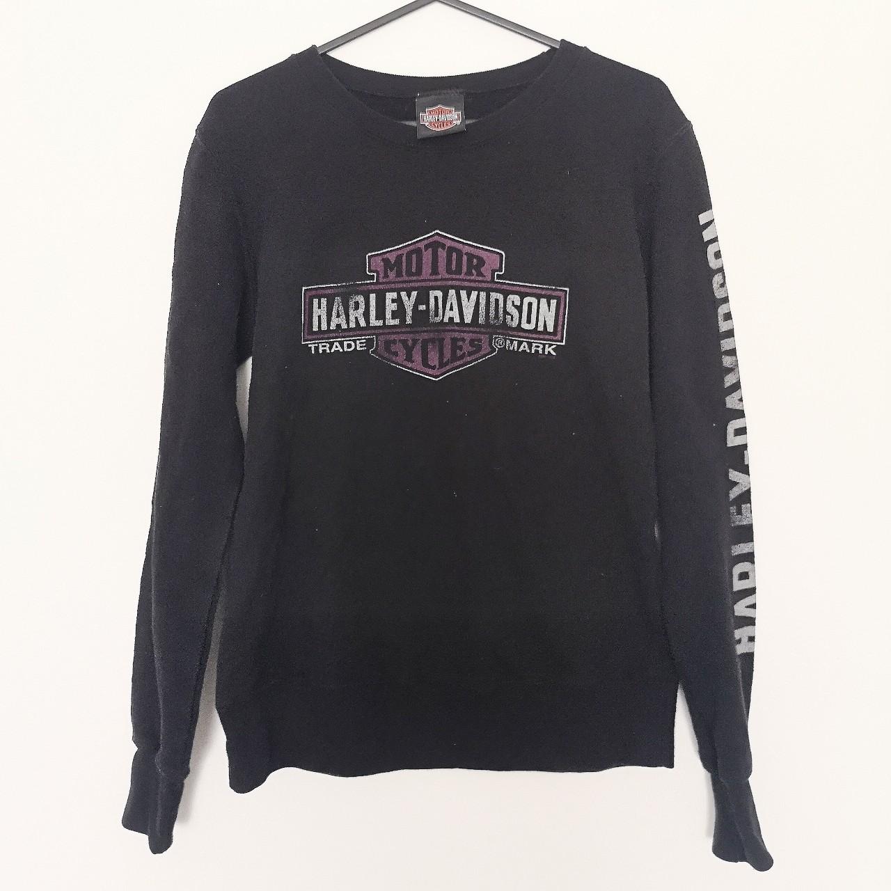 Vintage Harley Davidson jumper sweatshirt / size... - Depop