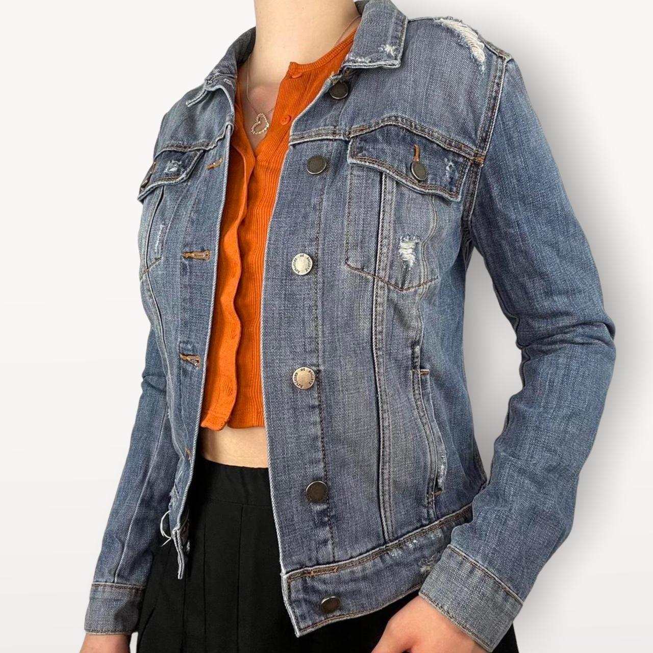 Product Image 1 - Distressed button up jean jacket