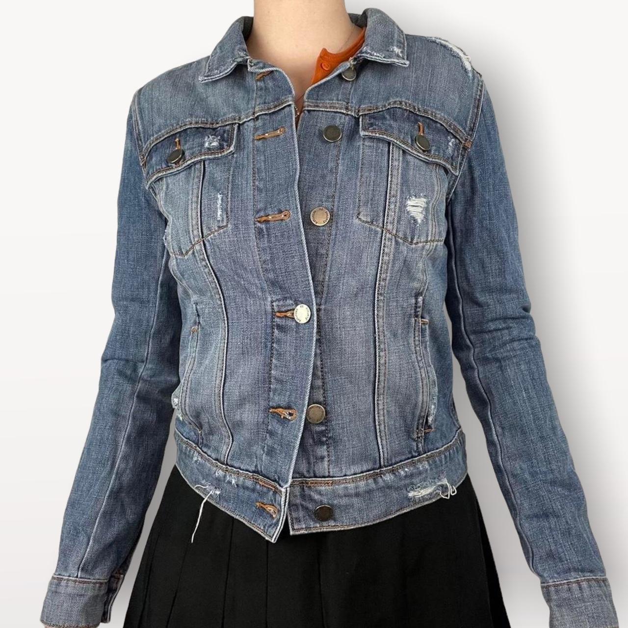 Product Image 3 - Distressed button up jean jacket