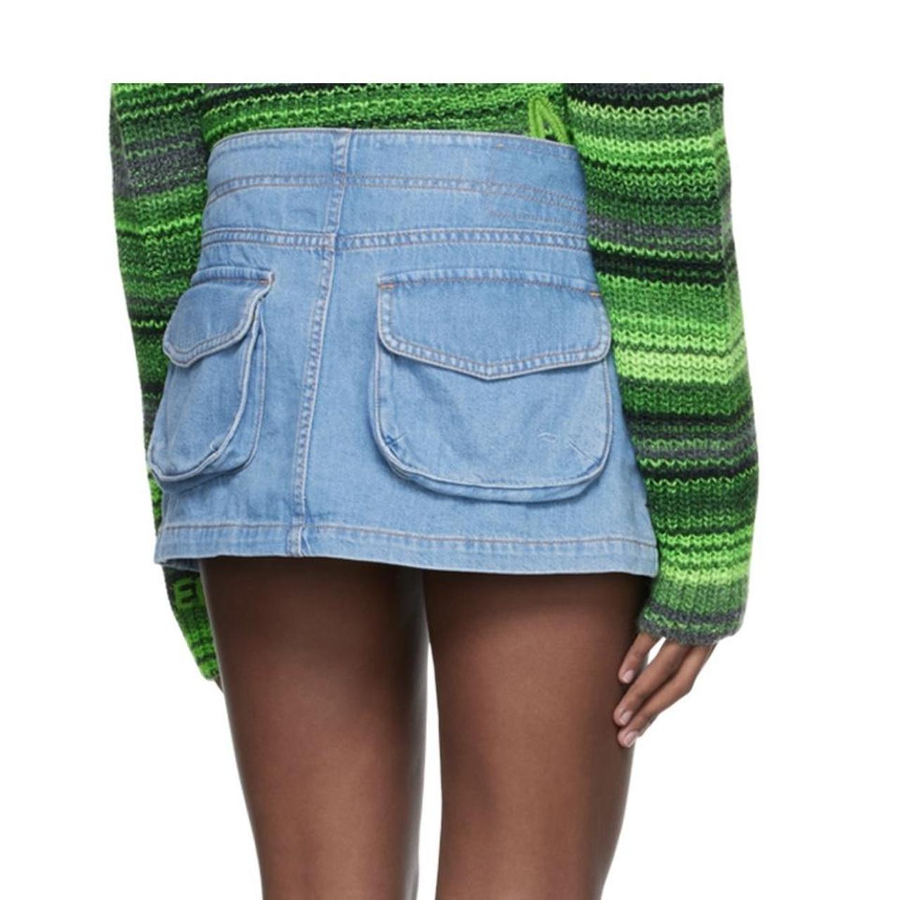 Eckhaus Latta Women's Blue and Navy Skirt (3)