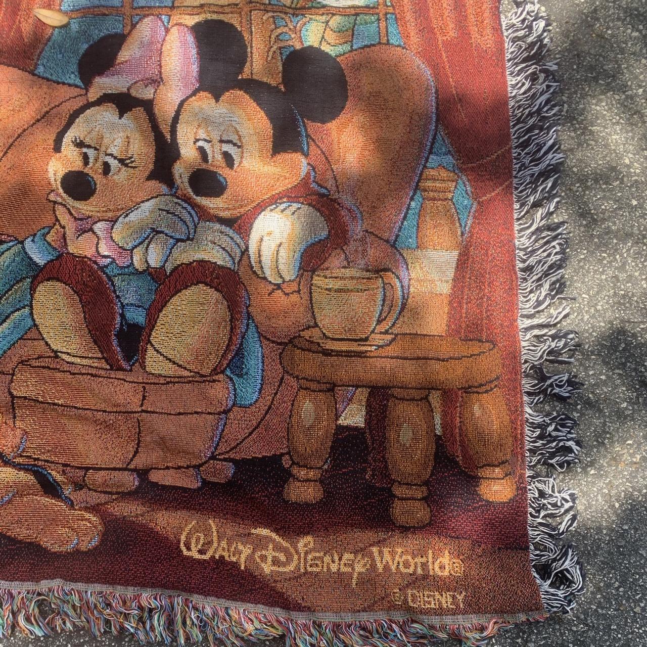Vintage Disney rug tapestry Mickey Minnie pluto Depop