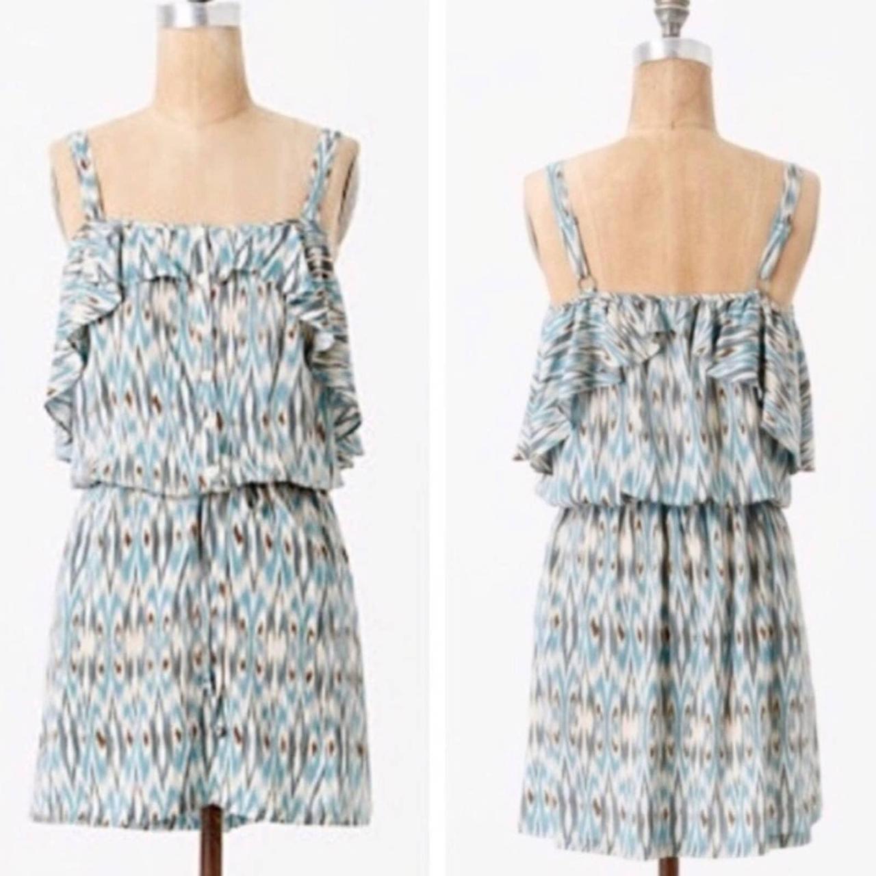 anthropologie ikat dress