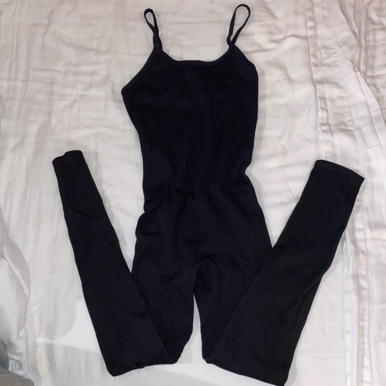 zara seamless long jumpsuit