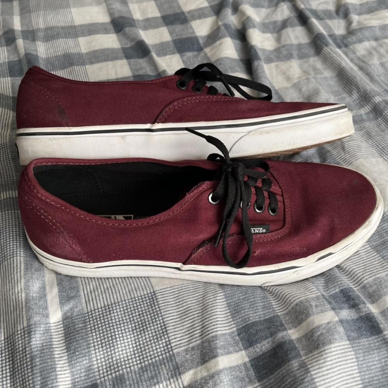 Vans store era maroon