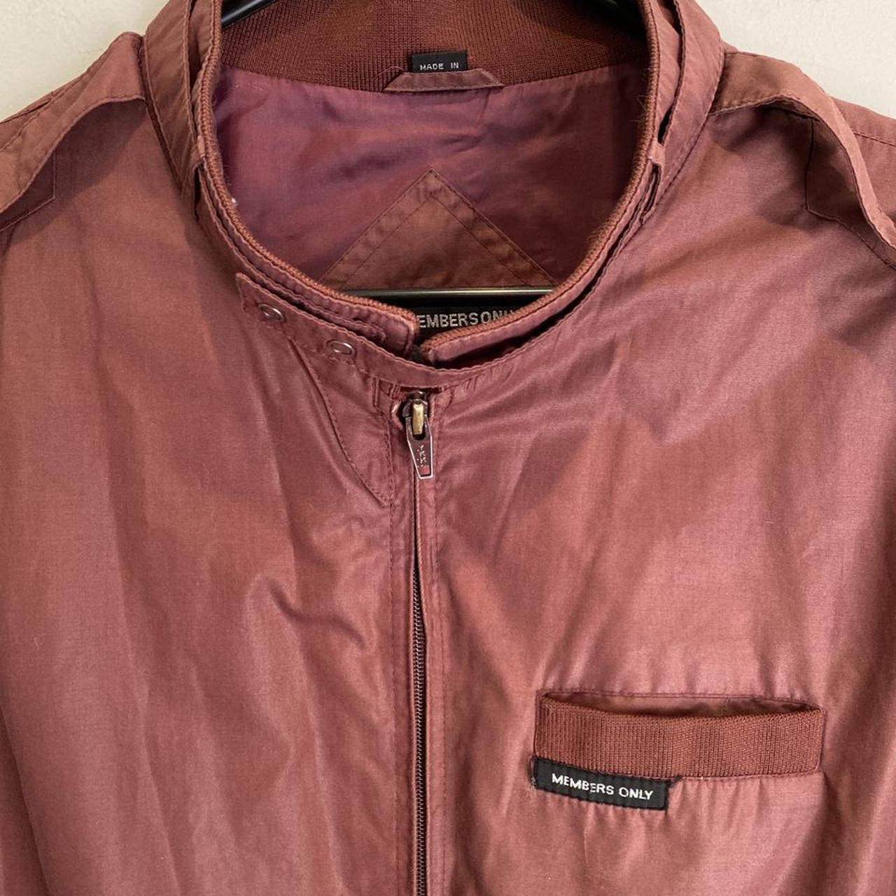 Unisex Members Only jacket Vintage with some flaws. - Depop