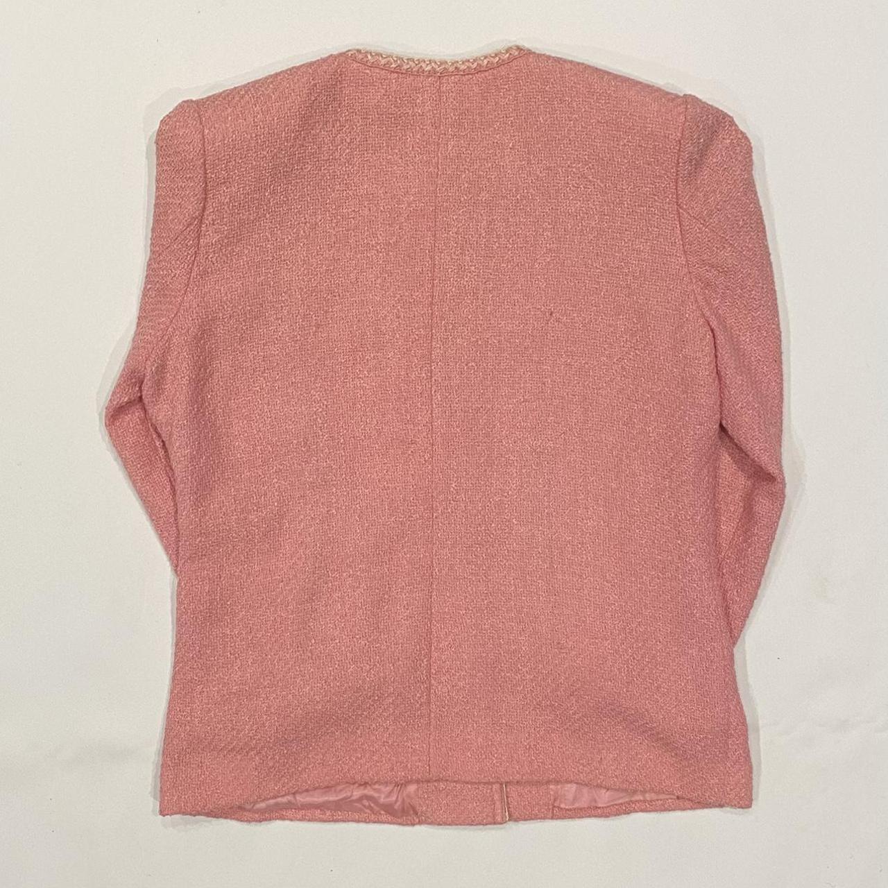 Vintage Pink 50s Style Jacket (Similar to 90s... - Depop