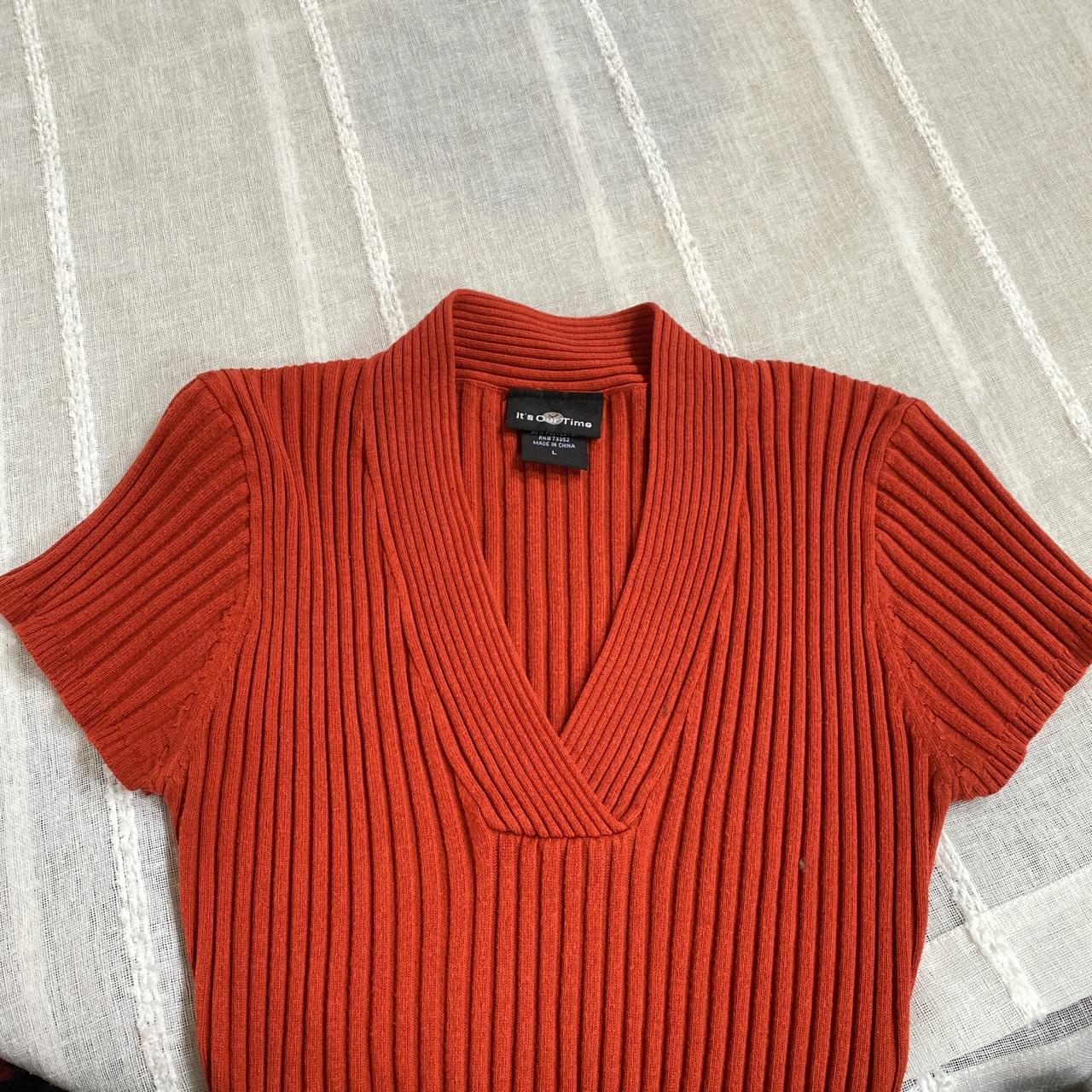 Vintage ribbed top by It’s our Time 70% Rayon 30%... - Depop
