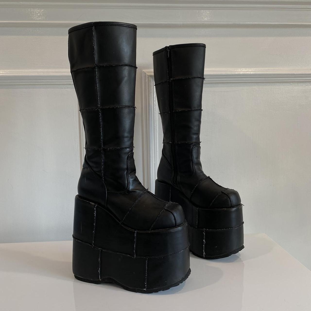 Product Image 1 - Black Demonia platform boots 

Size
