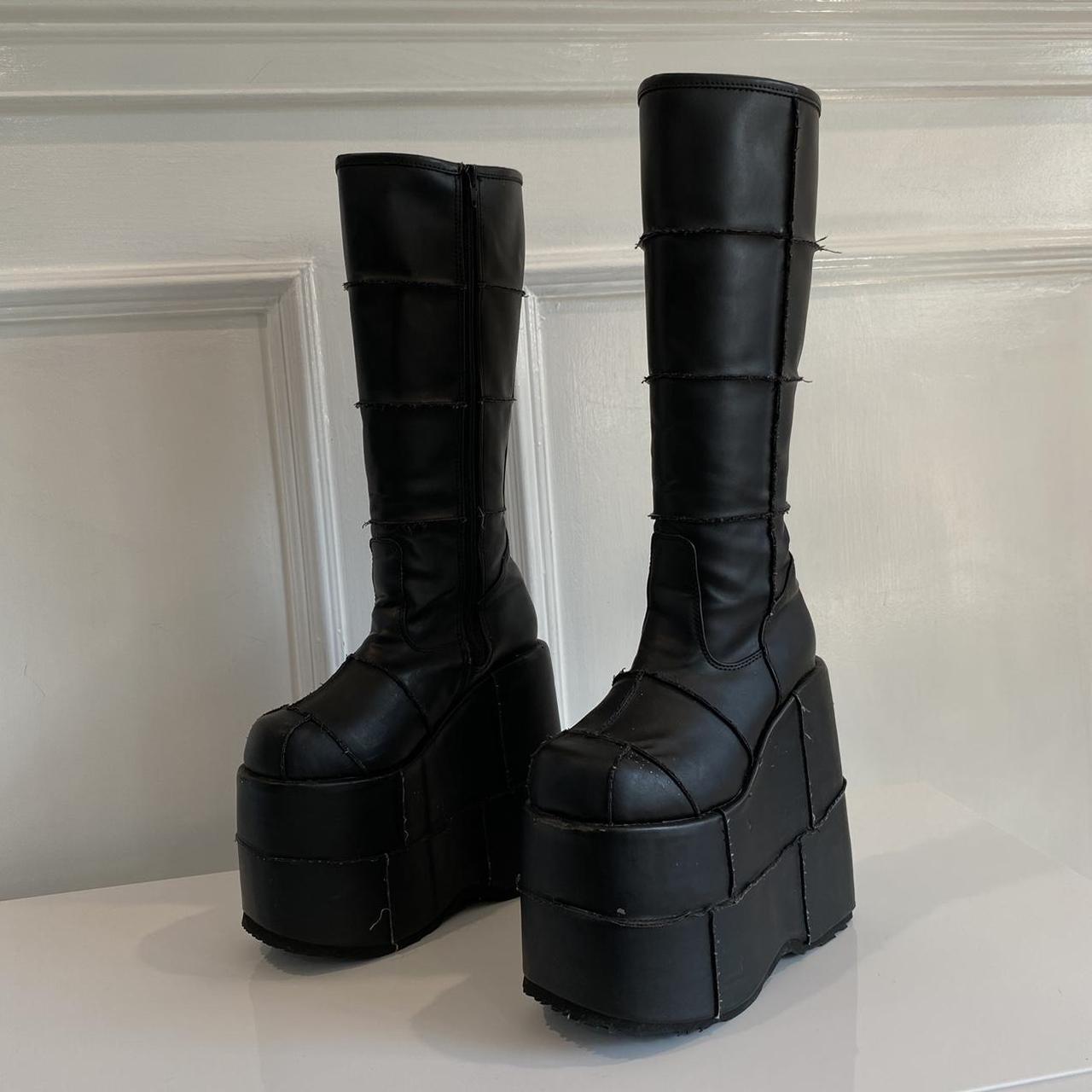 Product Image 3 - Black Demonia platform boots 

Size