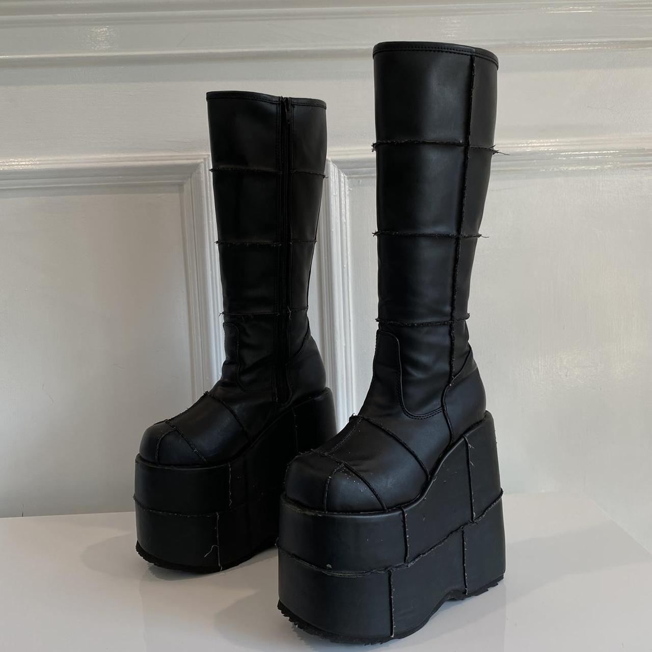 Product Image 4 - Black Demonia platform boots 

Size