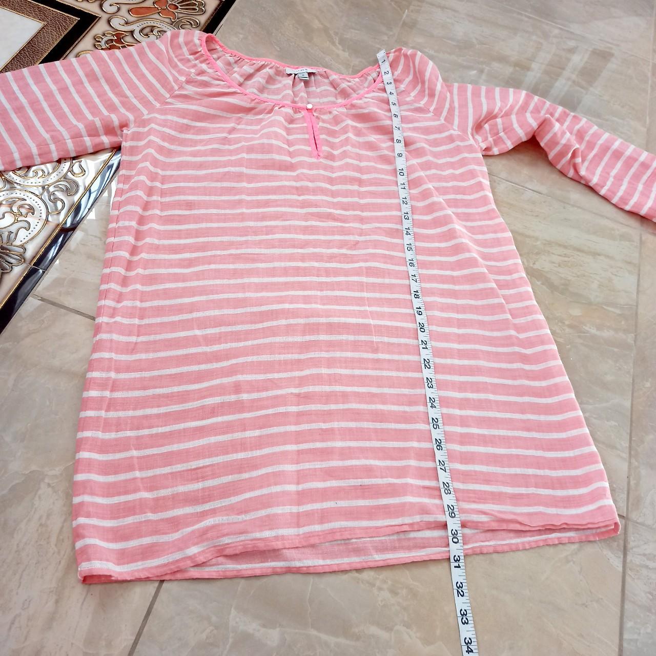 JCrew Pink Mini Shirt Dress Size Medium Has Wear On Depop