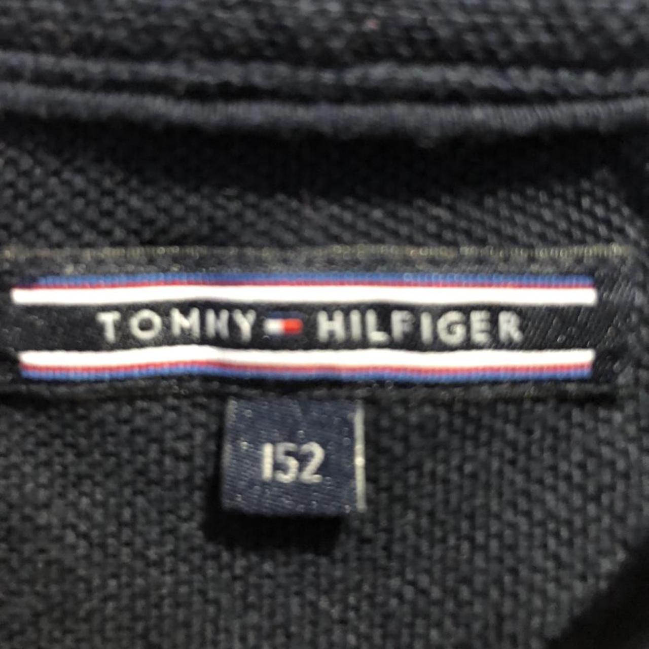 •Tommy Hilfiger black polo shirt •Size 12... - Depop