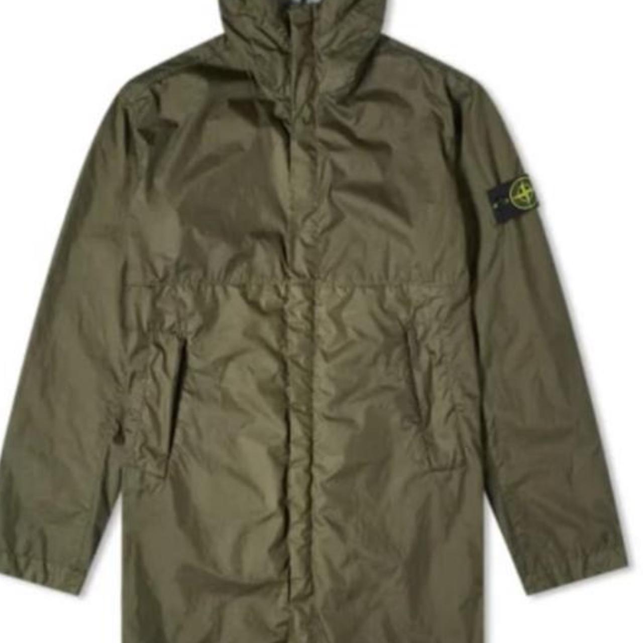 Stone island membrana 3L TC hooded parka size xl but | Depop