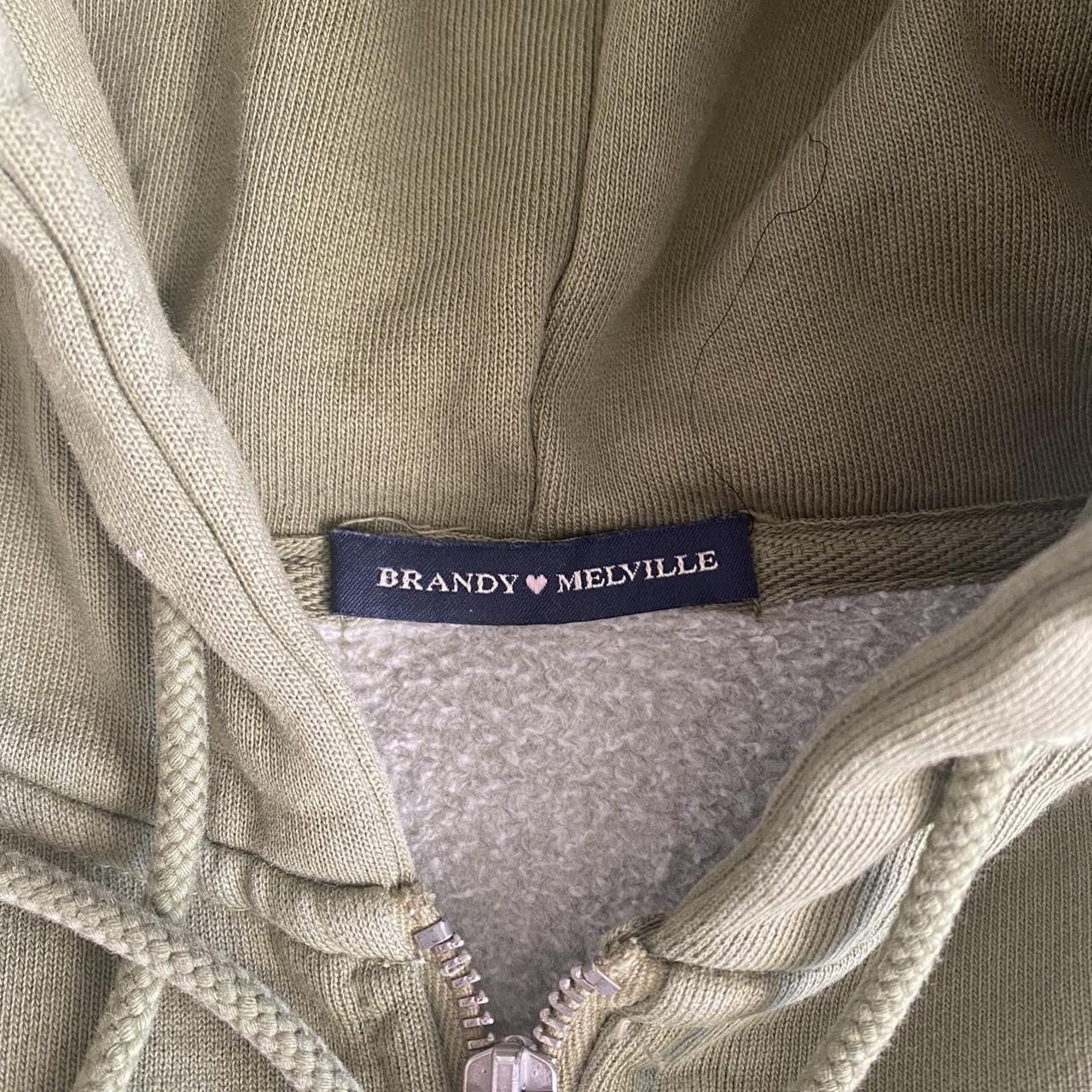 Matcha green Brandy Melville Christy hoodie! Size... Depop