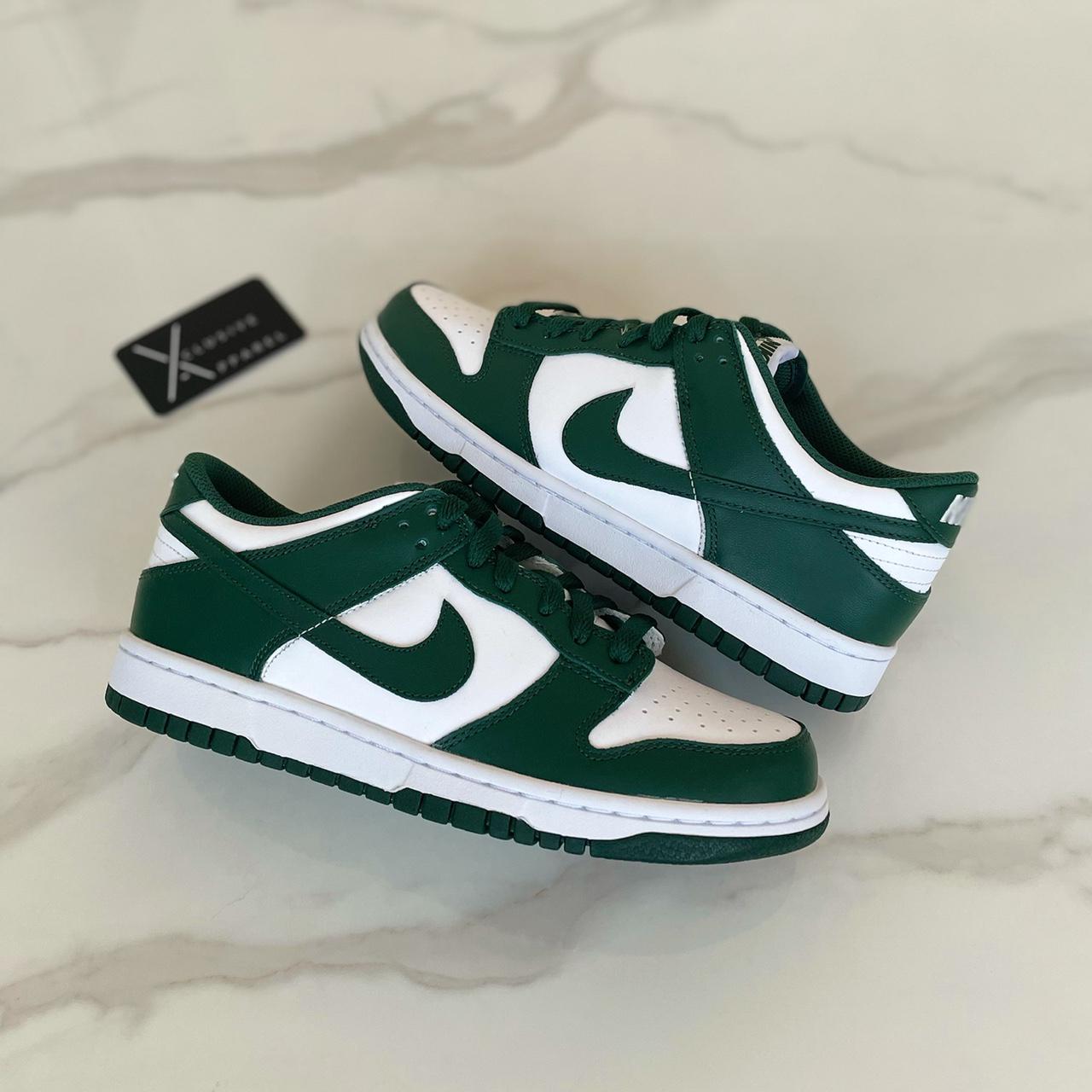 Nike Dunk Low Michigan State Spartan Green Team Depop