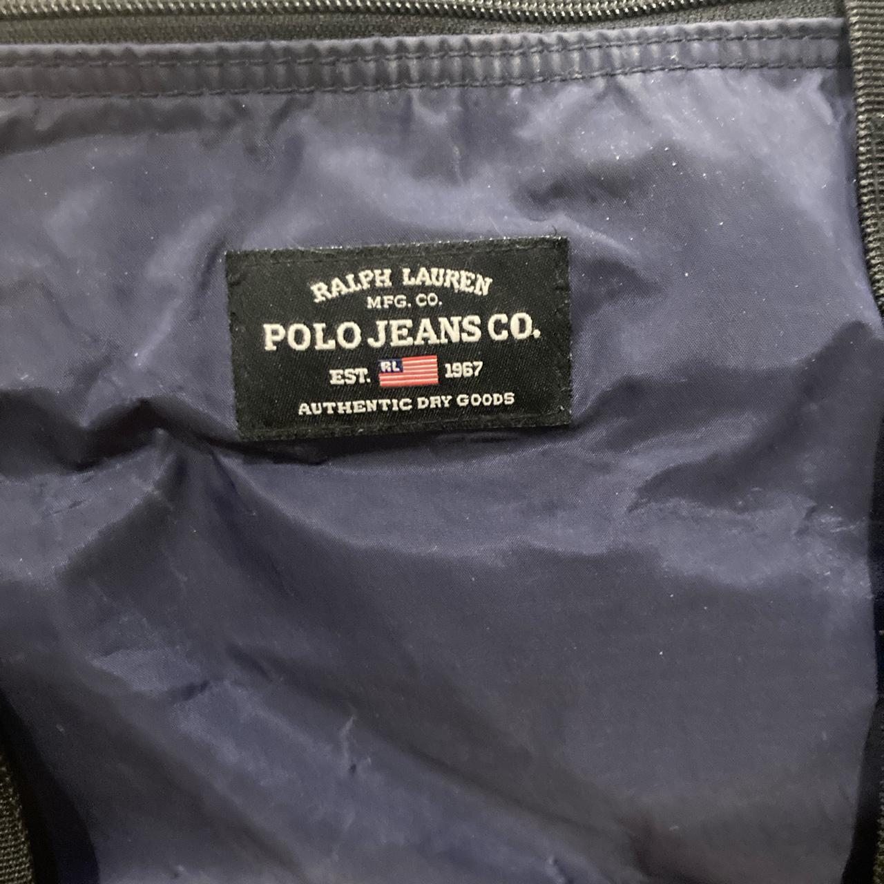 Ralph Lauren polo jeans company blue expandable bag... - Depop