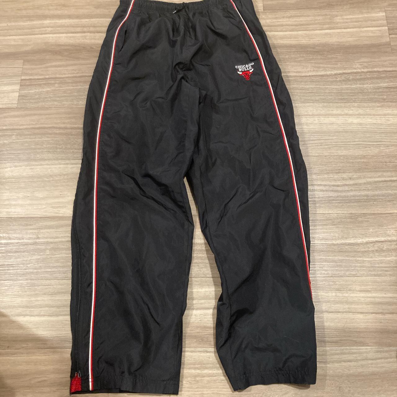 NBA Chicago bulls zipper sweatpants size S but very... - Depop