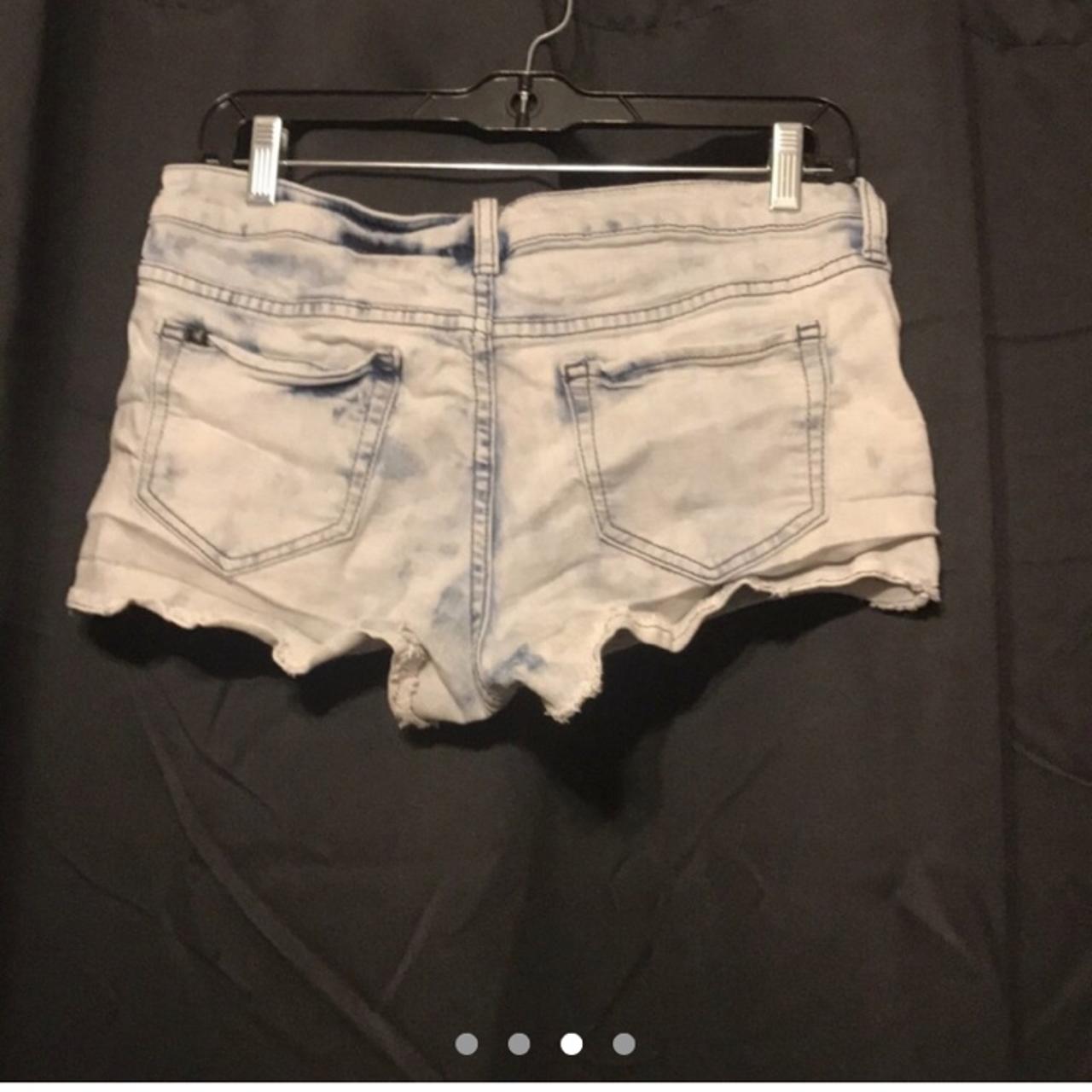 Repop Hot Topic Lovesick brand shorts. White washed... - Depop