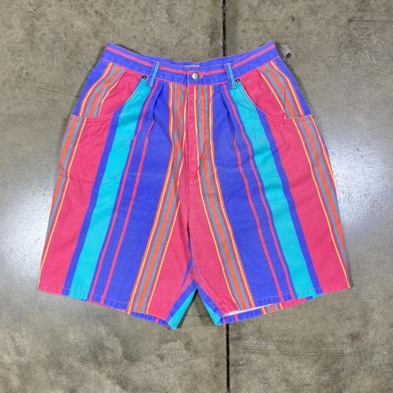 Striped mom hot sale shorts