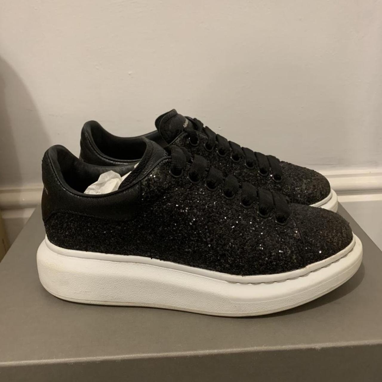 glitter black mcqueens