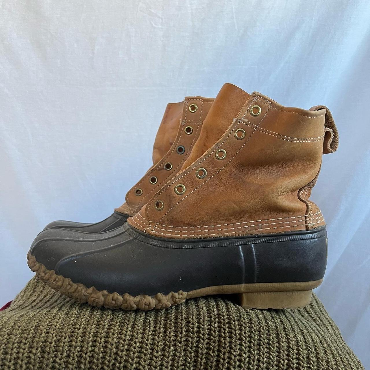 Vintage ll bean hot sale duck boots