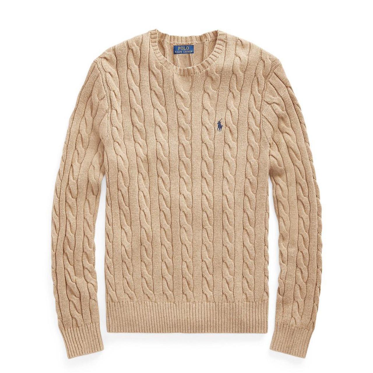 Polo Ralph Lauren LS LONG SLEEVE CABLE KNIT... - Depop