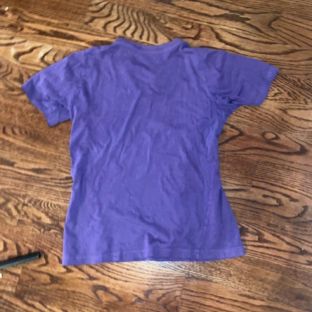 PURPLE AND GOLD JORDAN SHIRT, —, Large but definitely